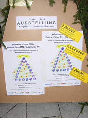 posters advertising the event 