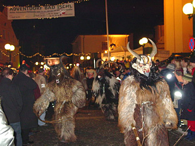 The Krampuses weighed into the crowd