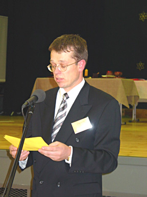 Neeme Rand address to the participants 