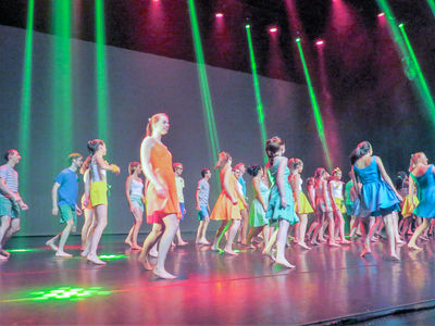 Une vue d’un spectacle haut en couleurs de l’ensemble VREDON 