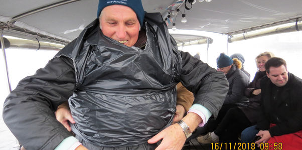 Using a bin-bag to keep yourself warm