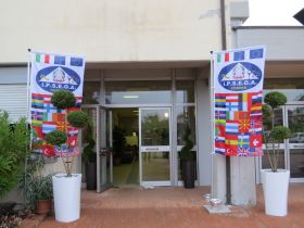 The entrances of the IPSEOA Tonino Guerra