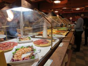 Buffet in the Dante hotel