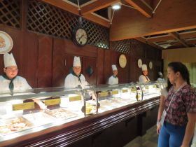 Buffet in the Dante hotel