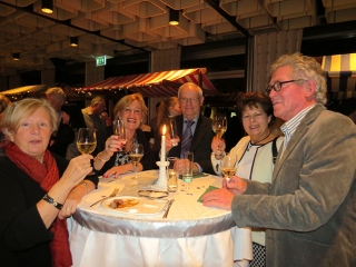 Les «  sages » en compagnie de Christmas Chris à gauche.