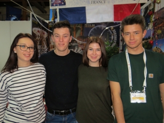 France - Marseille : Théo Dumont, Samuel Saliques, Charlène Lesbros, Alexia Carret 
