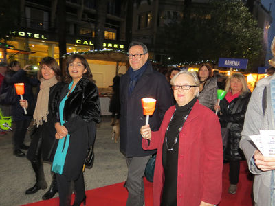 In the procession there are important guests, including the city’s mayor Pascalino Piunti