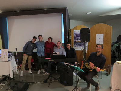 L’équipe de Silvia Ulpiani s’est chargée de l’animation musicale