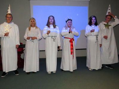 Sweden – Lund - Orebro – procession of Santa Lucie followed by an Abba take-off