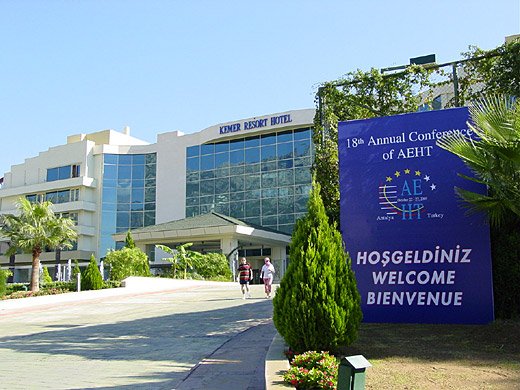 the magnificent Kemer Resort Hotel, the Conference ‘base camp’