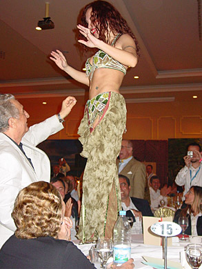 et mźme sur une table !