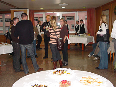 Un rafraīchissement bienvenu avant le départ