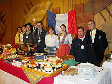 Marseille and Chāteau Chinon joined forces to prepare their buffet