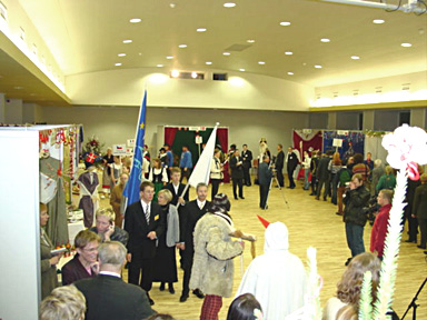 Le traditionnel tour des stands 