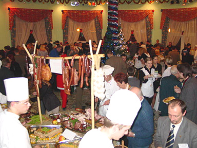 Le buffet européen a connu une affluence record!