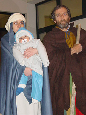 Mary, Joseph and Little Jesus, three characters inseparable from Christmas Eve.