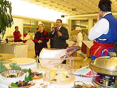 Le président et Christiane Keller souhaitent une belle soirée ą tout le monde 