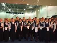 part of the magnificent service team composed of students