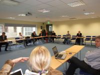 Un auditoire clairsemé pour Restolingua.