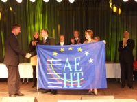 the AEHT flag is handed from Kuressaare to Dubrovnik !