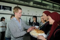 Le pain et le sel pour la bienvenue