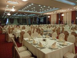 view of the hall before the guests came in