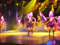 Dance display by the ships dance troupe