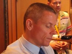 Xavier Thein, Nadine Schintgen’s assistant, and webmaster Ahti Paju are officially introduced.