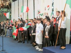 The Italian Delegation, the most impressive in terms of numbers