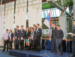 La délégation serbe 