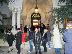 The entrance to the Belgrade Royal Palace