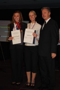 Restaurant service competition - concours de service en salle de restaurant - Third prize winner - troisième prix gagnant