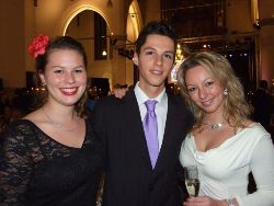 Nora Hilbert, Sampaio Tiago, Isabelle Hoss de l’école de Diekirch (Luxembourg)