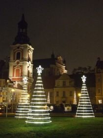 Christmas in Poznan: near to St Stanislas church