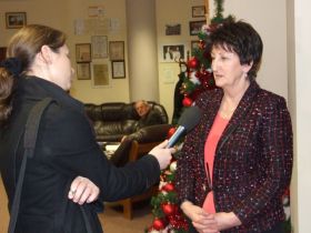 Télévision – Danuta, un étudiant et Chris 