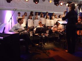 The children’s choir from the Conservatoire