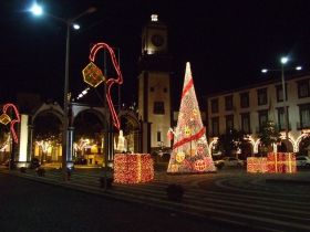 The illuminations in Ponta Delgada 