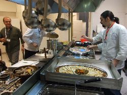 The preparations are well under way in the kitchens of the Giorgio Perlasca School