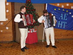 Porec (Croatia) Christmas carol, accordion and flute