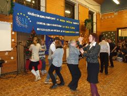 Waterford (Irlande) danse, claquettes, flûte et violon, quadrige avec des spectateurs