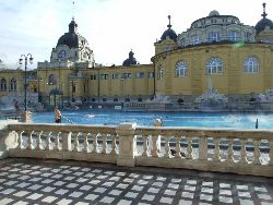 In one of Budapest’s many spas