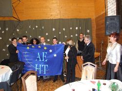 Marseilles takes possession of the AEHT flag