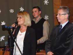 Agnès Vaffier s’adresse à l’assistance 