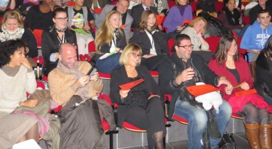 Le public n’a pas ménagé ses rires et ses applaudissements !