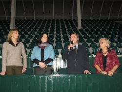 De g. à dr. Nadine Schintgen, Natalia Komanicka, Jozef Senko, Christiane Keller