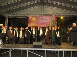 Not-so-young choristers sang Christmas carols