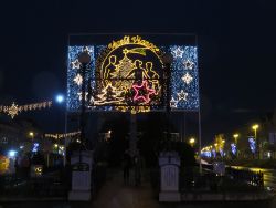 The entrance to the Christmas market