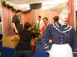 Les Hongrois ont même apporté un mannequin !