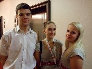 Ethel Laanisto, Triin Kunnapas, Kevin Tammsalu (Kuressaare et Tallin – Estonie)