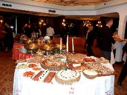 View of a small section of the buffet